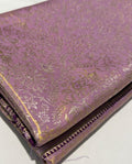 Khushboo - Lavender Banarasi Silk Saree with Rich Wine Zari Border