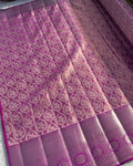Gia - Regal Orchid Kanjivaram Wedding Saree